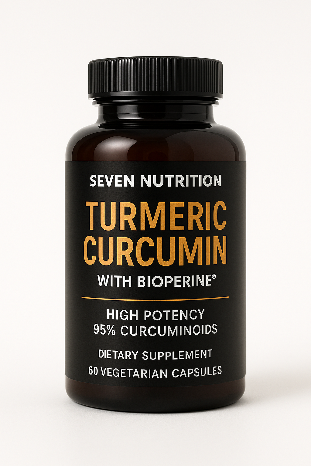 Seven Nutrition Turmeric Curcumin with BioPerine - Premium Joint Health Supplement